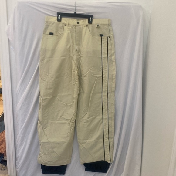 Body Glove vintage ski men’s pants, size x large cream and black - Picture 1 of 8